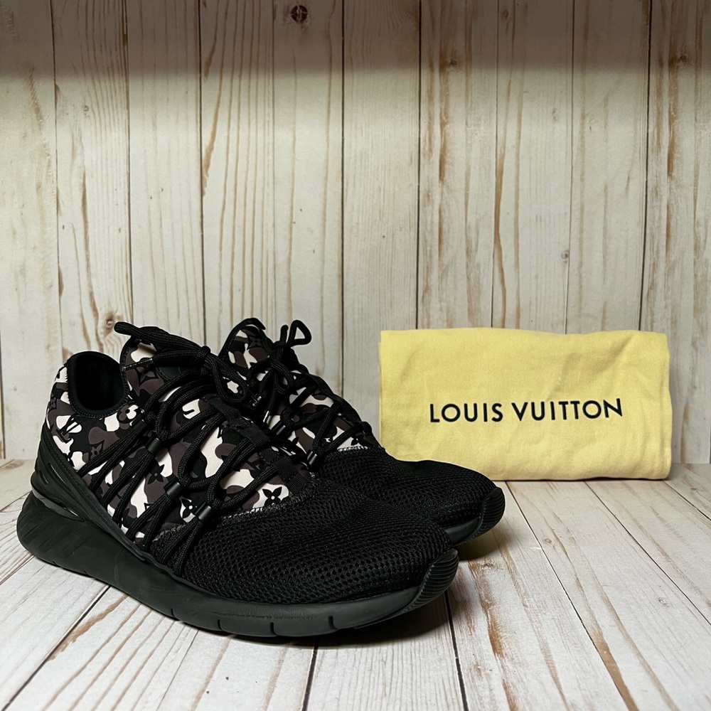 Louis Vuitton Fastlane Sneaker Black Monogram Camo 8UK / 9US